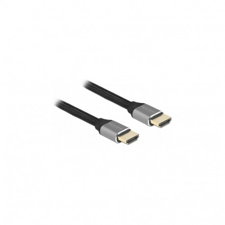 "Delock Ultra High Speed HDMI Kabel 48 Gbps 8K 60 Hz grau 0,5 m zertifiziert"