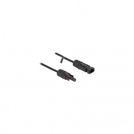 "DL4 Solar Kabel 4 mm² Stecker zu Buchse 1 m schwarz"