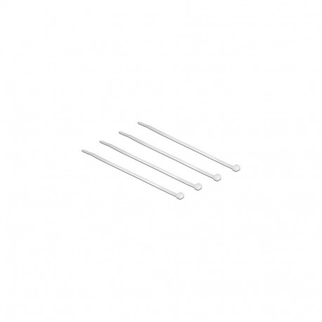 "Delock Kabelbinder transparent L 100 x B 2,5 mm 100 Stück"