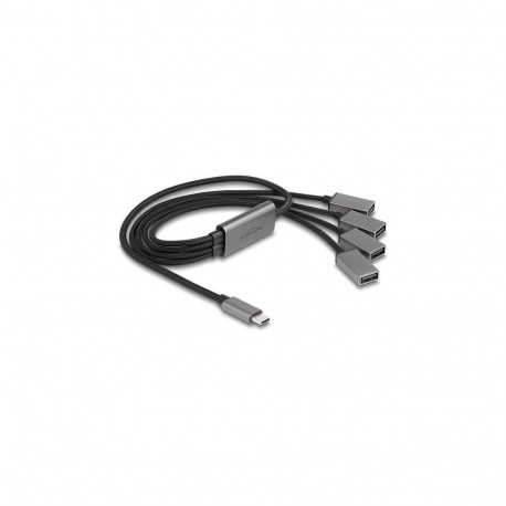 "4 Port USB 2.0 Kabel-Hub mit USB Type-C™ Anschluss 60 cm"