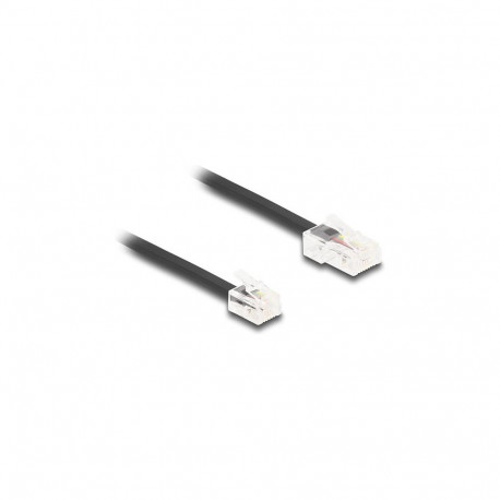 "Delock Telefonkabel RJ45 Stecker zu RJ11 Stecker schwarz 2 m"