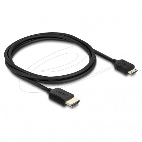 "Delock Koaxiales High Speed HDMI Kabel HDMI Stecker zu Mini HDMI Stecker 8K 60 Hz 1 m"