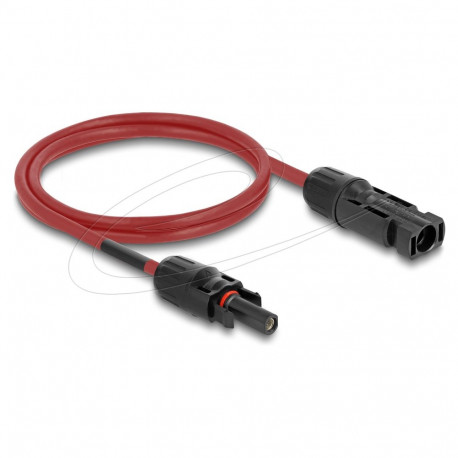 "DL4 Solar Kabel 6 mm² Stecker zu Buchse 1 m rot"