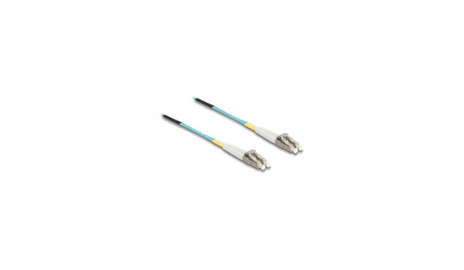 "LWL Kabel LC Duplex zu LC Duplex Multimode OM3 75 m"