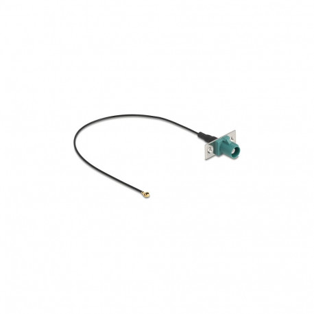 "Delock Antennenkabel FAKRA Z Stecker zu MHF® I Stecker 1,13 - 20 cm 2 vorgestanzte Löcher"