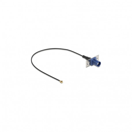 "Delock Antennenkabel FAKRA C Stecker zu MHF® I Stecker 1,13 - 20 cm 2 vorgestanzte Löcher"