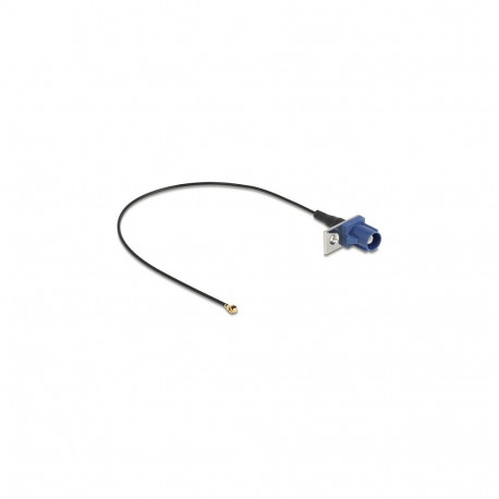 "Antennenkabel FAKRA C Stecker zu MHF® I Stecker 1,13 - 20 cm 1 vorgestanztes Loch"