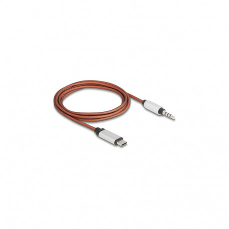 Delock AUX-kaabel USB Type-C™ pistik - 3,5 mm 4 Pin 1,2 m