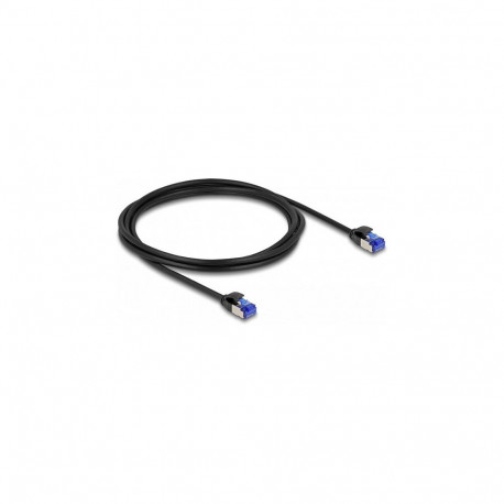 Delock RJ45 Cat.6A S/FTP slim 2 m must võrgukaabel