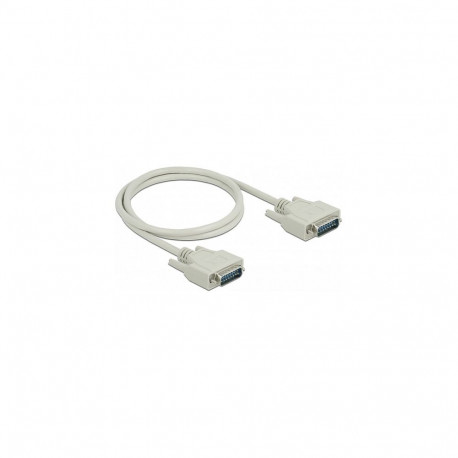 "Delock Serielles Kabel D-Sub15 Stecker zu Stecker 1 m"