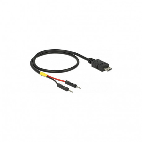"Delock USB Stromkabel Micro-B auf 2 x Pfostenstecker einzeln Strom 30 cm"