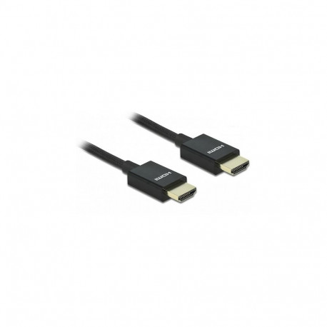 "Koaxiales High Speed HDMI Kabel 48 Gbps 8K 60 Hz schwarz 0.5 m"