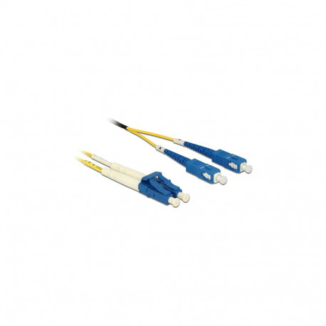 "Delock Kabel Lichtwellenleiter LC > SC Singlemode OS2 1 m"