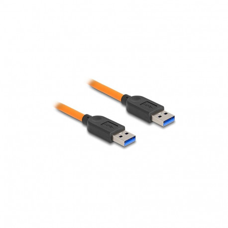 "USB 5 Gbps Kabel USB Typ-A Stecker zu USB Typ-A Stecker für Tethered Shooting 1 m orange"