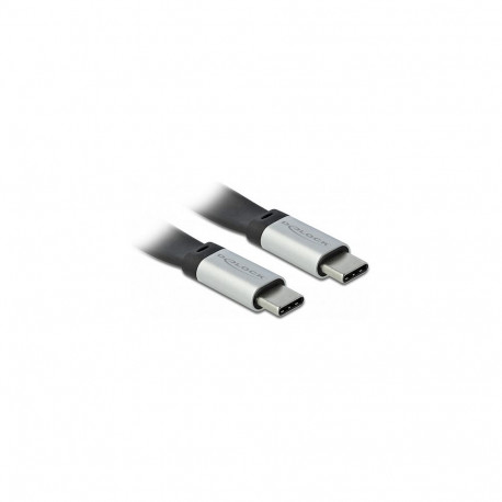 "Delock USB 10 Gbps FPC Flachbandkabel USB Type-C™ zu USB Type-C™ 22 cm PD 3 A E-Marker"