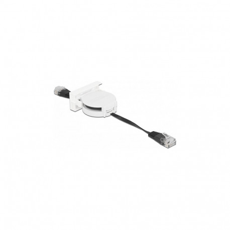 "Easy 45 Modul Netzwerk Aufrollkabel RJ45 Cat.5e schwarz"