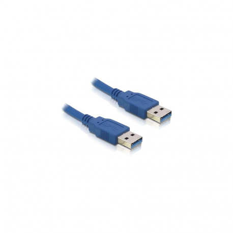 "Delock USB 5 Gbps Kabel Typ-A Stecker zu Typ-A Stecker 1,5 m blau"
