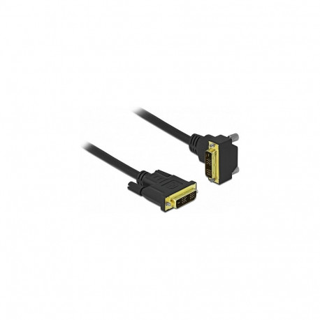 "DVI Kabel 18+1 Stecker zu 18+1 Stecker gewinkelt 3 m"