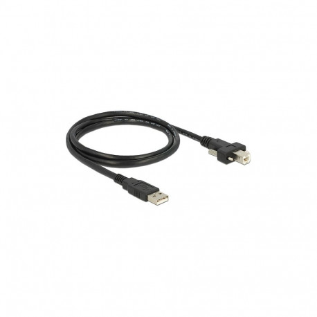 "Delock Kabel USB 2.0 Typ A Stecker > USB 2.0 Typ B Stecker mit Schrauben 1 m"