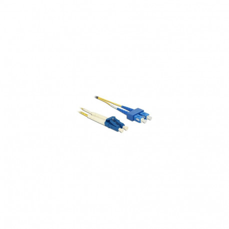 "Delock Kabel Lichtwellenleiter LC Duplex zu SC Duplex Singlemode OS2 10 m"