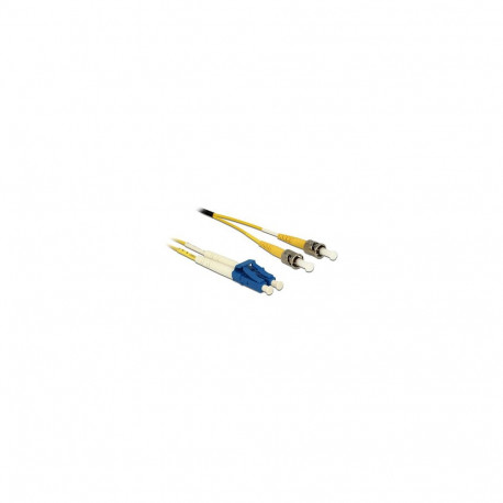 "Kabel Lichtwellenleiter LC Duplex zu ST Duplex Singlemode OS2 3 m"