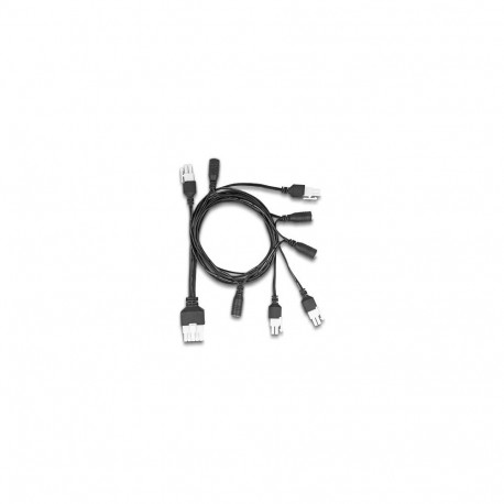 "Delock Kabel Mini-Fit 4,2 mm 10 Pin Stecker zu 4 x DC 5,5 x 2,5 mm Buchse und 4 x Mini-Fit 4,2 mm 2