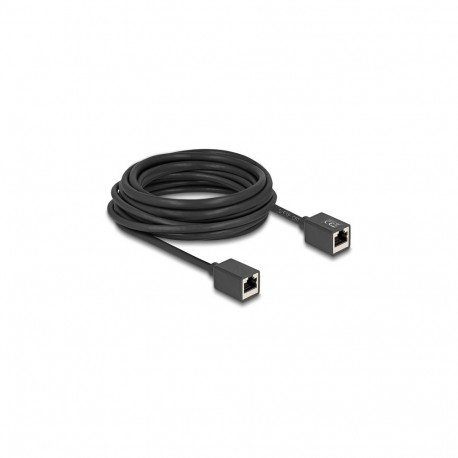 Delock võrgupikenduskaabel RJ45 pesa - RJ45 pesa Cat.6A S/FTP 7,5 m must