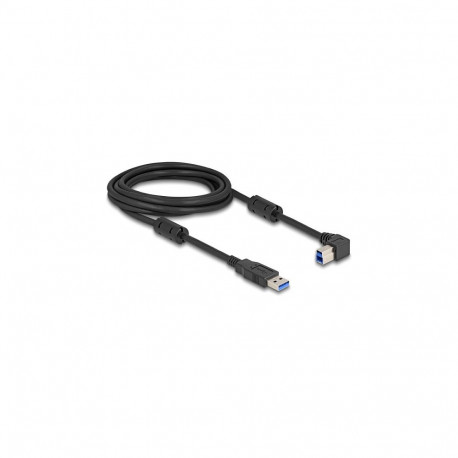 "Delock USB 5 Gbps Kabel Typ-A Stecker zu Typ-B Stecker 90° rechts gewinkelt 3 m"