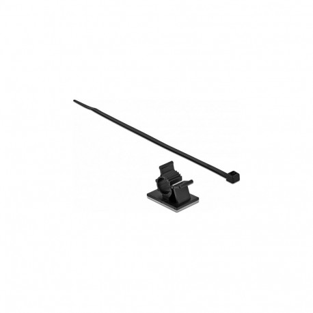 Kaabliklambrid 37x18mm koos kaablisidemetega L 300 x B 4,8mm, must