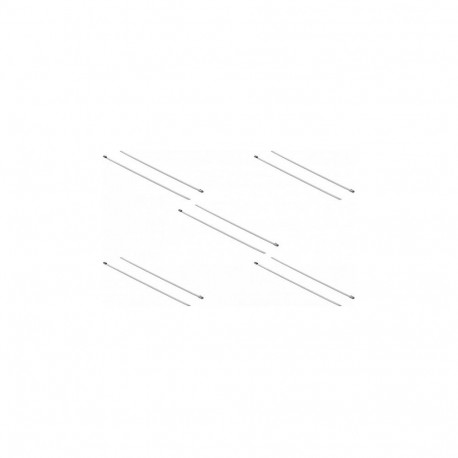 "Delock Edelstahlkabelbinder L 500 x B 4,6 mm 10 Stück"