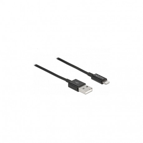 "USB Daten- und Ladekabel für iPhone™, iPad™, iPod™ schwarz 1 m"