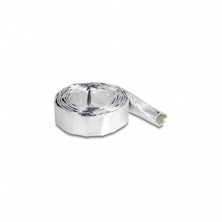 "Delock Kabelschlauch aus Glasfasergeflecht und Aluminium 2 m x 20 mm"