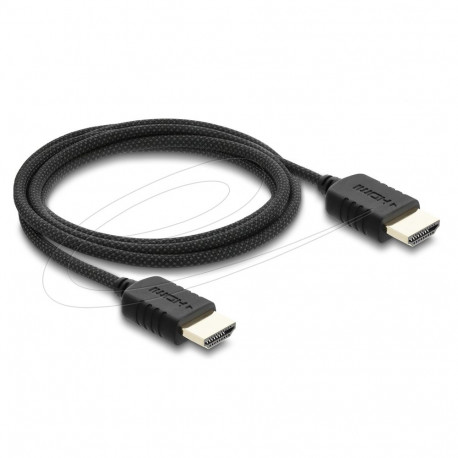 "Delock Koaxiales High Speed HDMI Kabel 8K 60 Hz 48 Gbps mit Geflechtmantel 2 m"