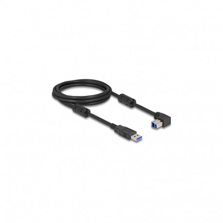 "Delock USB 5 Gbps Kabel Typ-A Stecker zu Typ-B Stecker 90° unten gewinkelt 2 m"