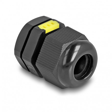 "Delock Kabelverschraubung M16 mit Belüftung IP68 staub- und wasserdicht schwarz 2 Stück"