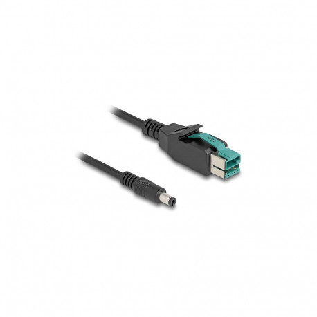 "Delock PoweredUSB Kabel Stecker 12 V zu DC 5,5 x 2,5 mm Stecker 2 m"