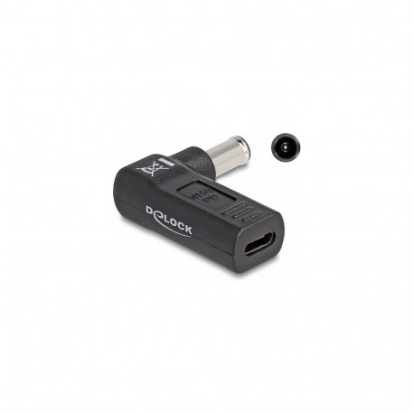 Adapter sülearvuti laadimiskaablile USB Type-C™ pesast Sony 6,0 x 4,3 mm pistikuni, 90° nurga all