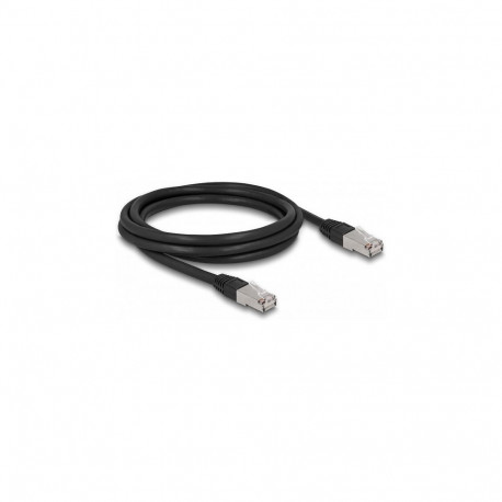 Delock RJ45 Cat.6A S/FTP PE välitingimuste võrgukaabel 2 m must