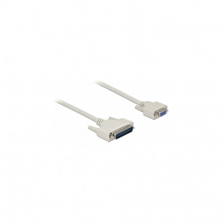 "Delock Serielles Kabel D-Sub 25 Stecker zu D-Sub 9 Buchse 1 m"