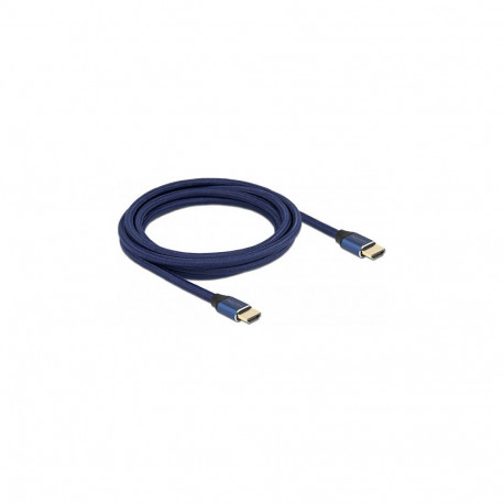 "Delock Ultra High Speed HDMI Kabel 48 Gbps 8K 60 Hz blau 3 m zertifiziert"