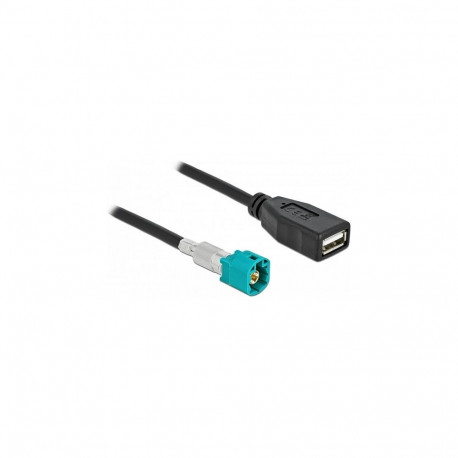 "Delock Kabel HSD Z Stecker zu USB 2.0 Typ-A Buchse 0,5 m Premium"