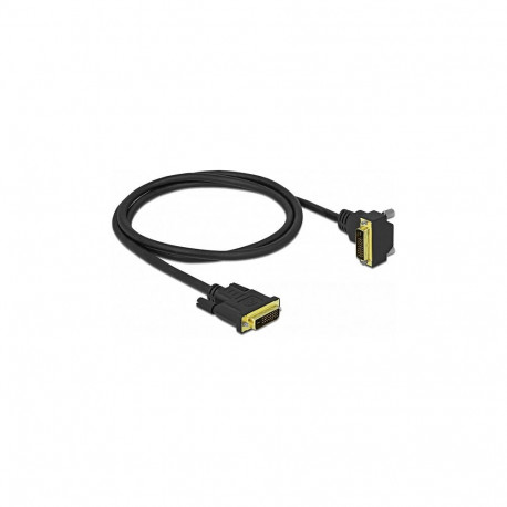 "DVI Kabel 24+1 Stecker zu 24+1 Stecker gewinkelt 1 m"