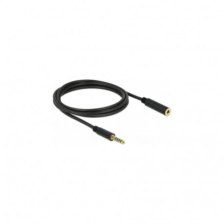 Delock 4,4 mm 5 Pin must pikendusjuhe pistik-pesa 2 m