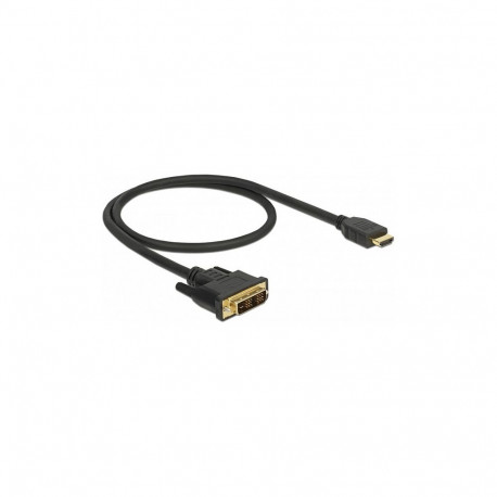 "Delock HDMI zu DVI 18+1 Kabel bidirektional 0,5 m"