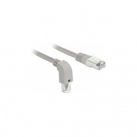 Delock RJ45 Cat.6A S/FTP võrgukaabel alt nurgaga / sirge 2 m
