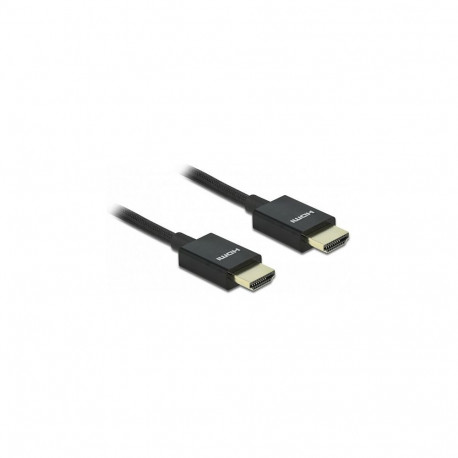 "Delock Koaxiales High Speed HDMI Kabel 48 Gbps 8K 60 Hz schwarz 2 m"