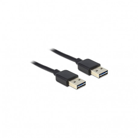 "Kabel EASY-USB 2.0 Typ-A Stecker > EASY-USB 2.0 Typ-A Stecker 5 m schwarz"