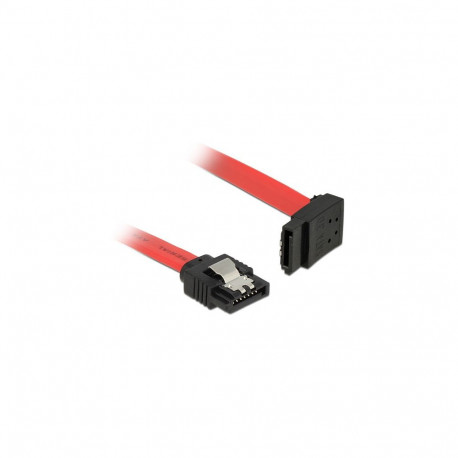 Delock SATA 6 Gb/s sirge kuni ülespoole nurga all kaabel, 20 cm, punane