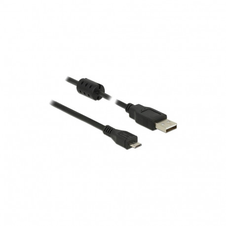 "Delock Kabel USB 2.0 Typ-A Stecker > USB 2.0 Micro-B Stecker 3,0 m schwarz"