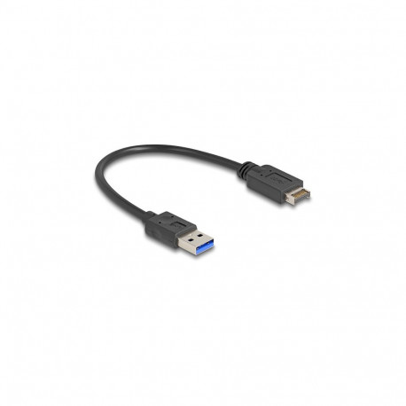 "Delock USB 10 Gbps Kabel USB Typ-E Key A 20 Pin Stecker zu USB Typ-A Stecker 30 cm"